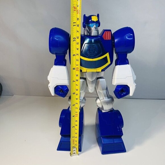 Transformers Rescue Bots CHASE Police 12" Hasbro Playskool Heroes Action Figure - Picture 8 of 11